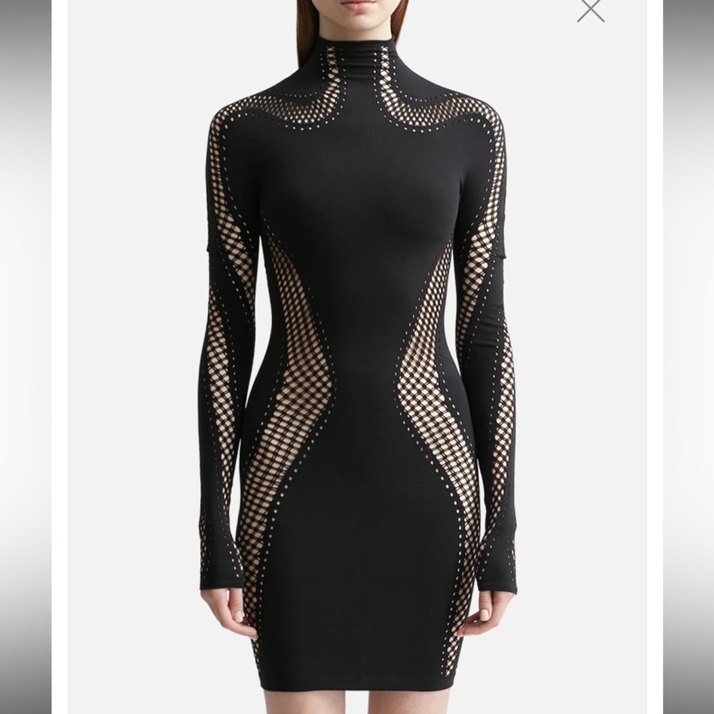 Mugler Knit Mini Dress
